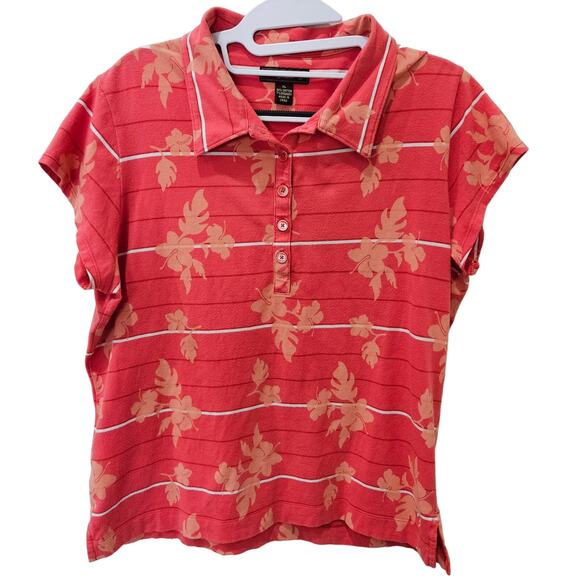 Women's Tommy Bahama Top 18  Golf with Cap Sleeves  Size XL - Picture 1 of 9